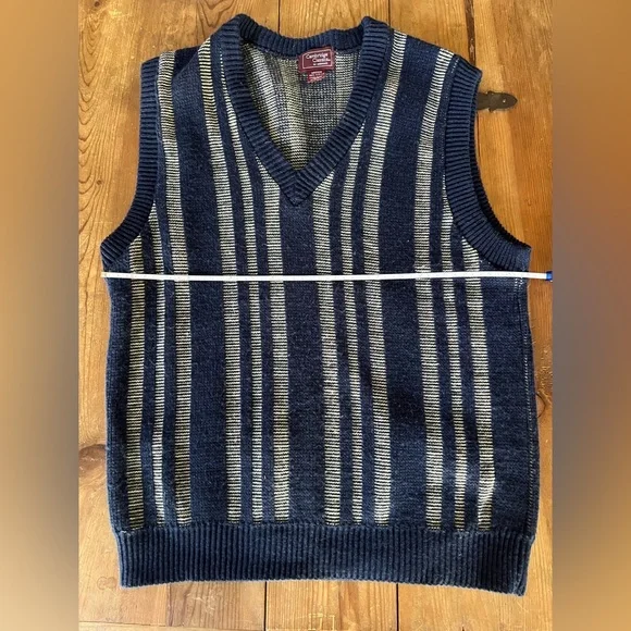 Vintage Cambridge Classics by Mervyn’s Sweater Vest Made in USA Size Medium - Picture 6 of 7
